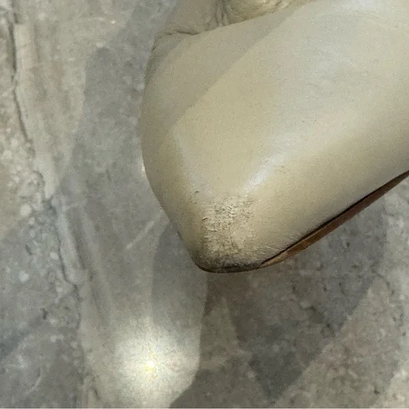 L'INTERVALLE Cream Knee-High Boots - Picture 9 of 11